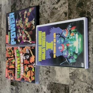 Teenage Mutant Ninja Turtles 🐢 3 DVD'S Bundle